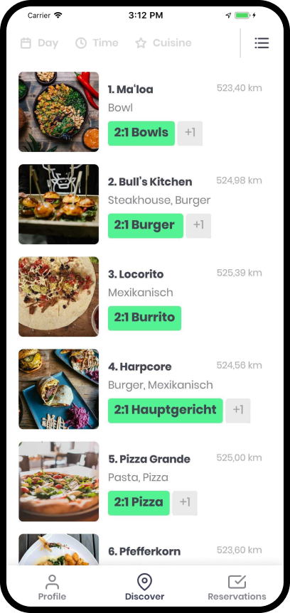 Foodisto List