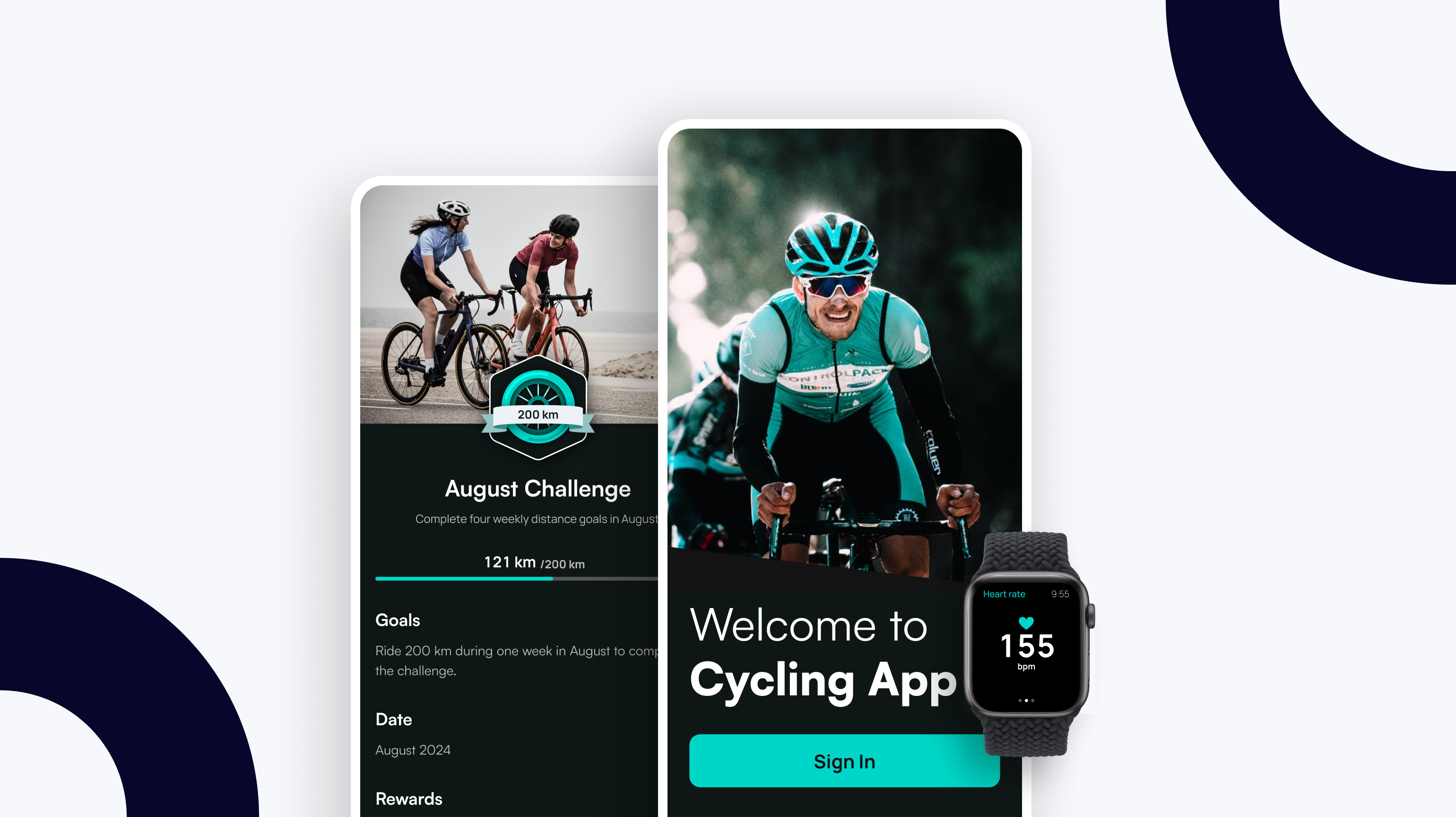 Cycling App Główna Grafika